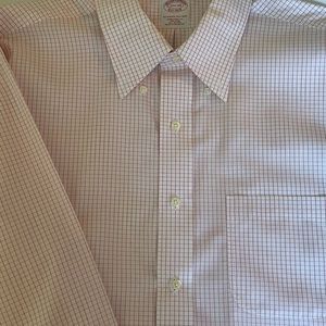 Brooks brothers men’s dress shirt. 17 1/2 -34